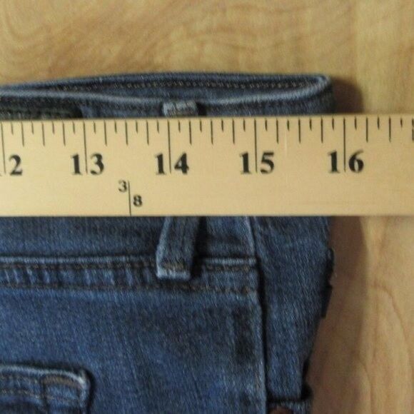 AG ADRIANO GOLDSCHMIED The Prima Mid Rise Cigarette Leg Denim Jeans Sz 30 (31.5) - Picture 12 of 13